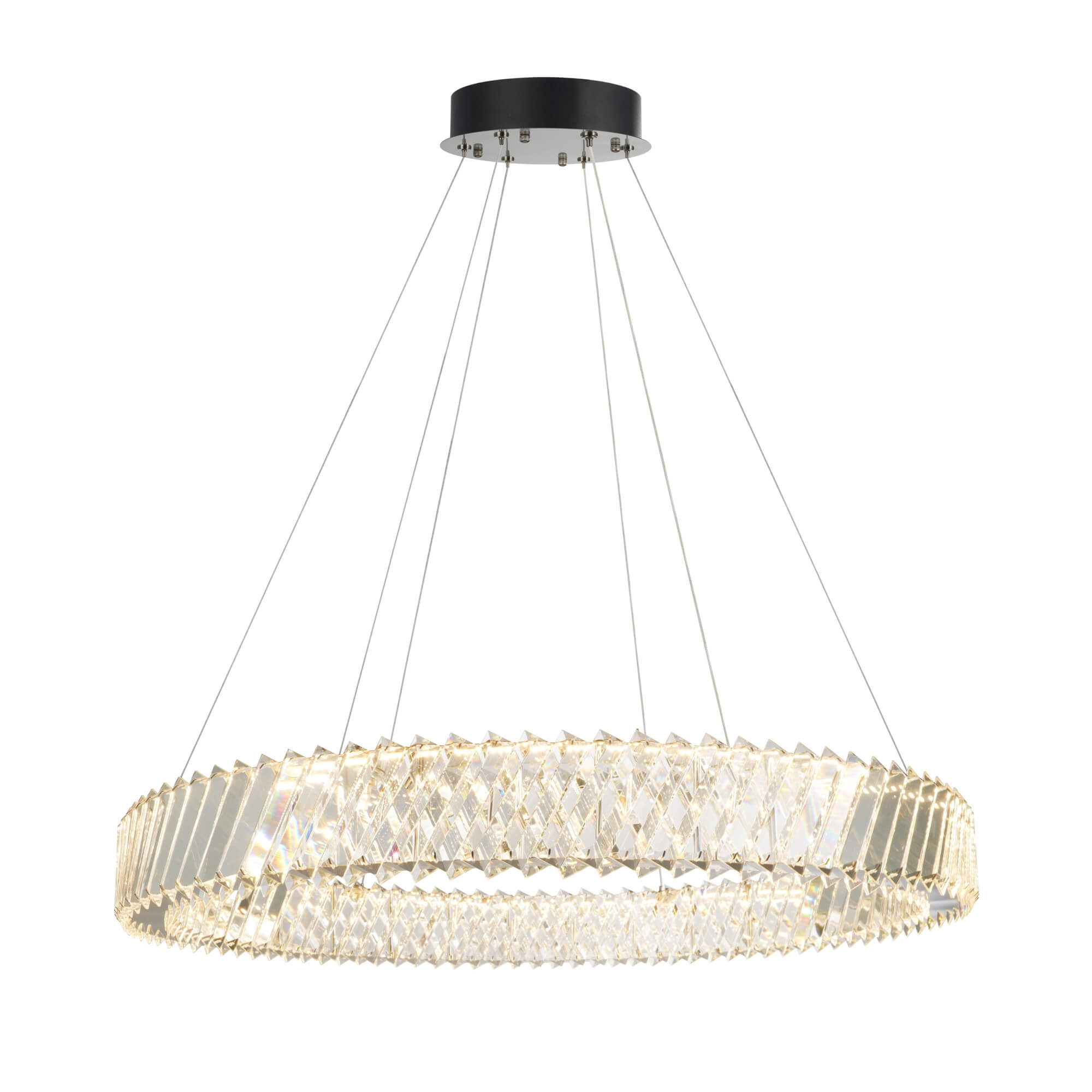ARTCRAFT ALYA CHANDELIER LARGE LED AC5132PN godridge