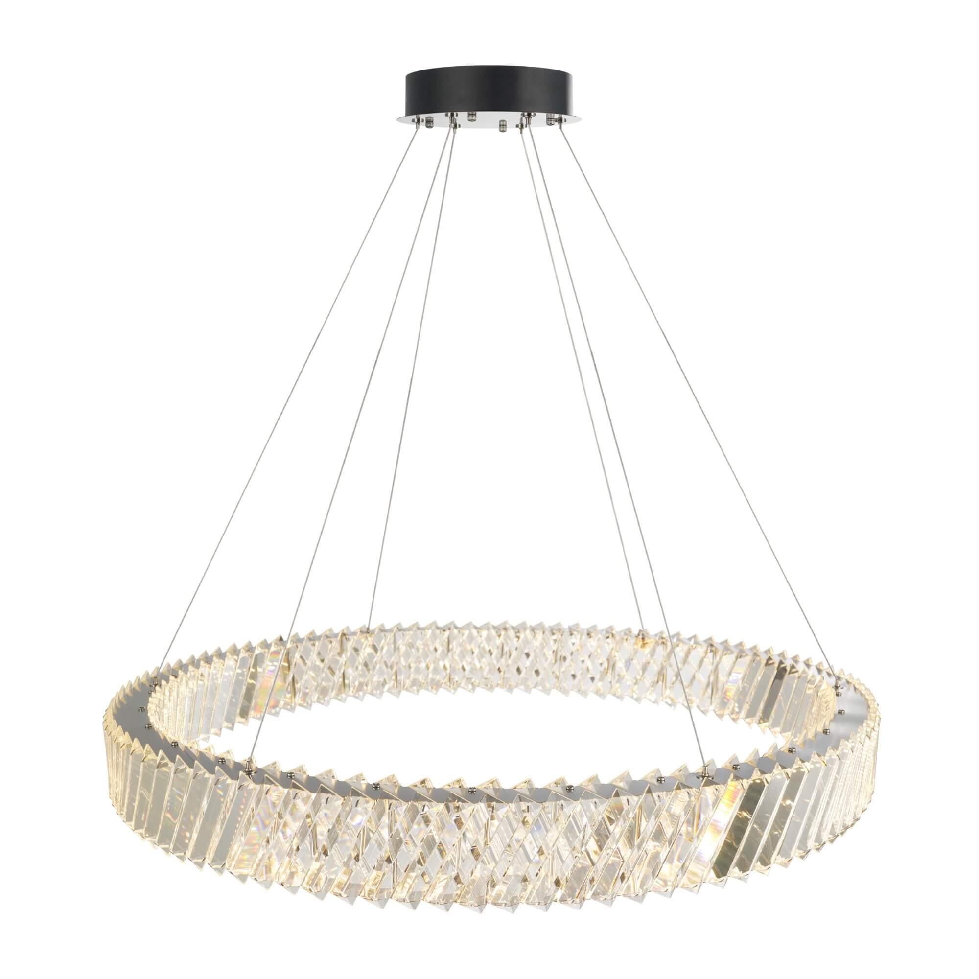 ARTCRAFT ALYA CHANDELIER LARGE LED AC5132PN godridge