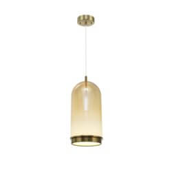 ARTCRAFT NEBULOSA 1 LT PENDANT AMBER AC6220AM ottawa