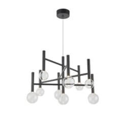 ARTCRAFT TERRA 9 LT CHANDELIER LED AC6859BK edmonton