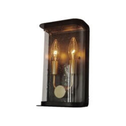 ARTCRAFT STONEGATE OUTDOOR SCONCE AC8970BK woodbridge
