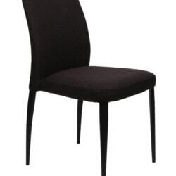 FURNISHINGS MATE DENNY CHAIR SET OF TWO COAL DC 5000-CL-MB montreal