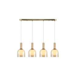 ARTCRAFT JUNA 4 LT LINEAR BRASS SC13384BR port elgin