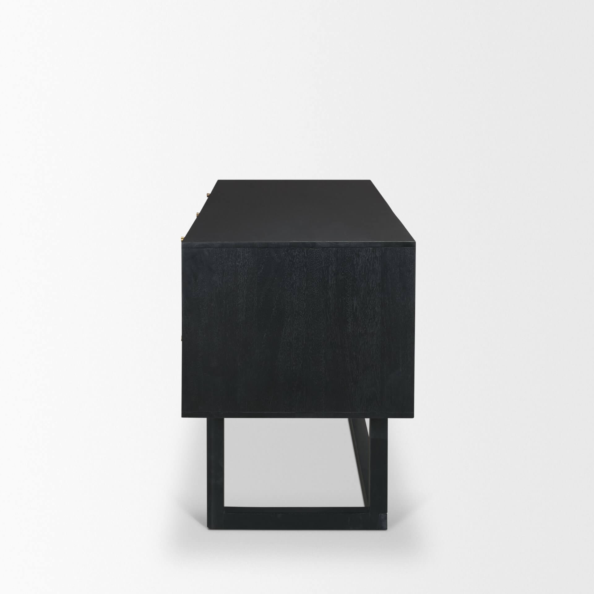 MERCANA GRIER 65" CANE OFFICE DESK BLACK 71145 newmarket