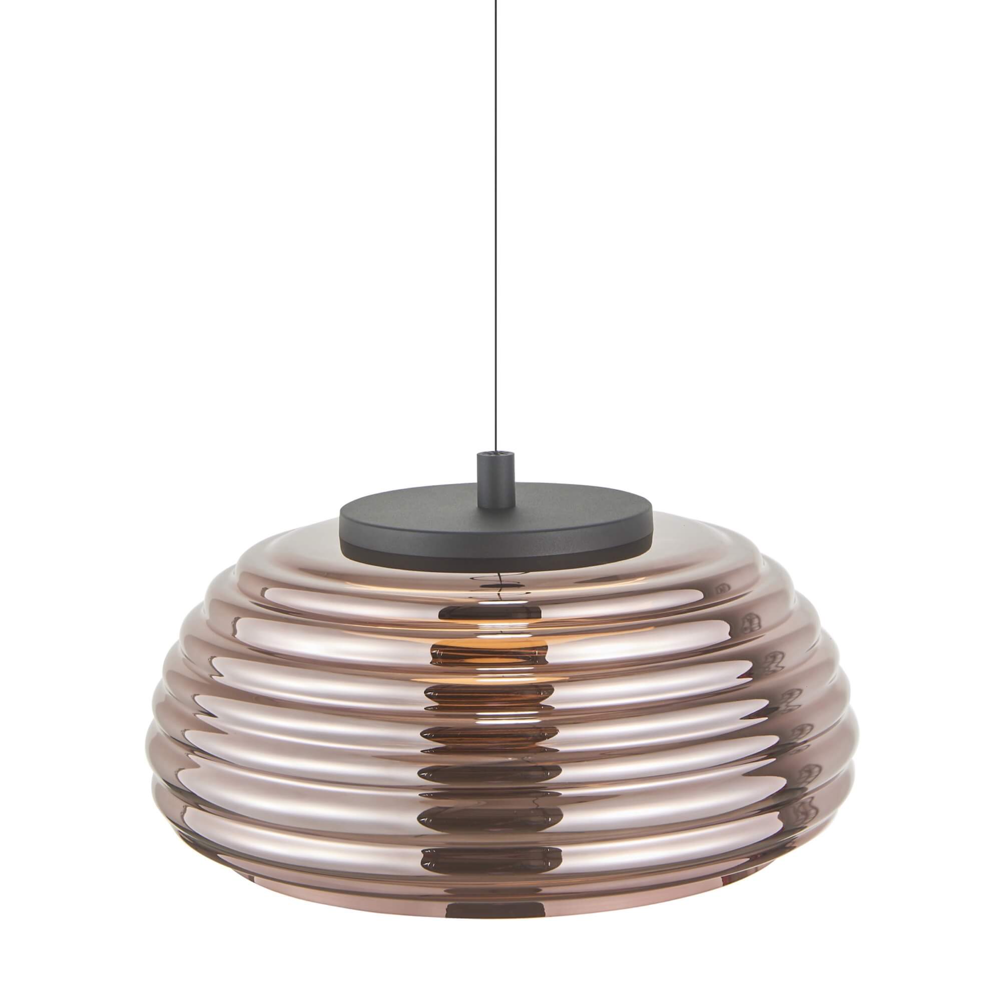ARTCRAFT HAZE LED PENDANT 16" ESPRESSO COPPER AC5011EC uxbridge