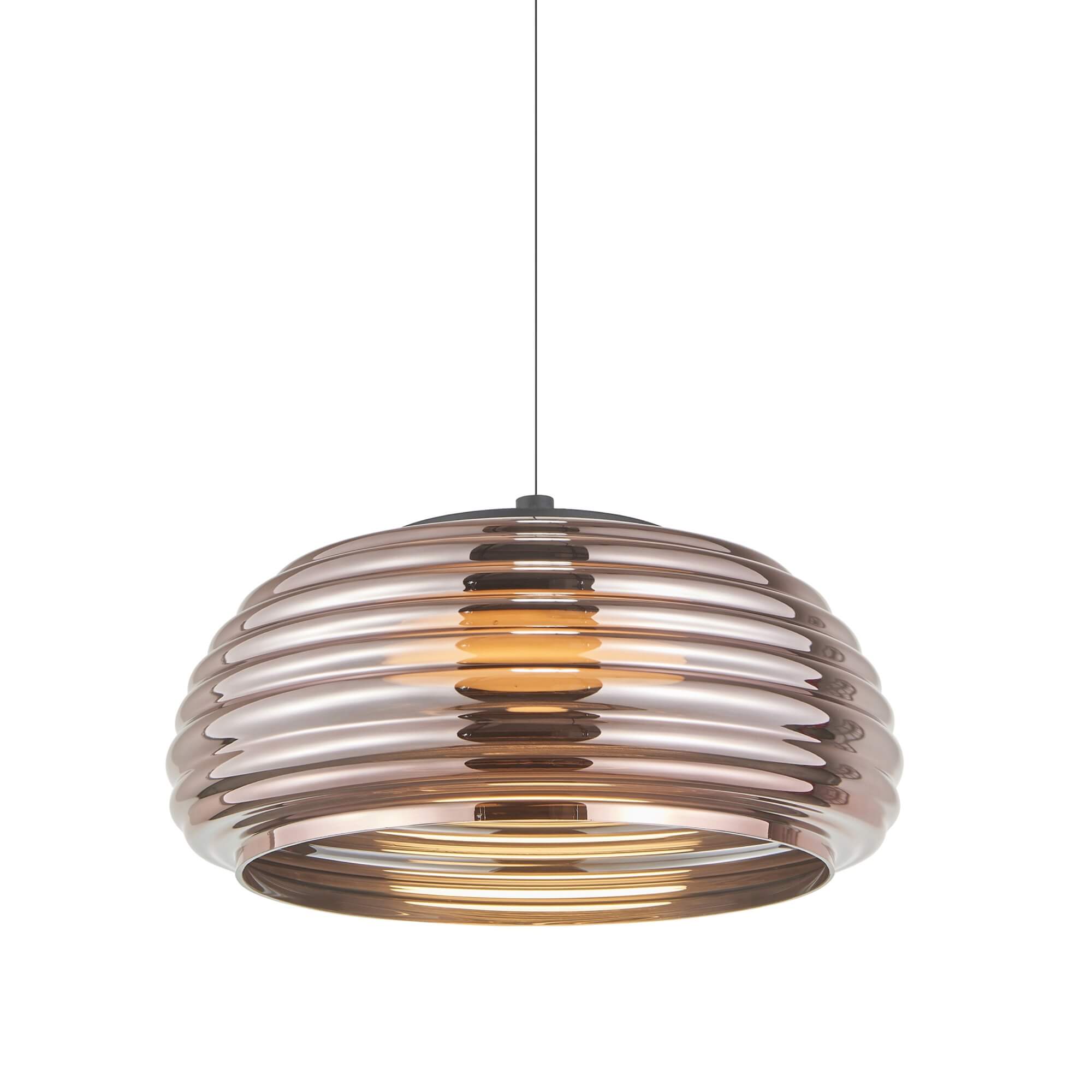 ARTCRAFT HAZE LED PENDANT 16" ESPRESSO COPPER AC5011EC uxbridge