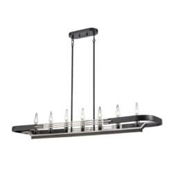 DVI LIGHTING ALETHEIA HYBRID LED LINEAR SATIN NICKEL DVP46302SN+GR-CCT nobleton