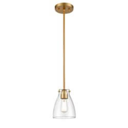 DVI LIGHTING EMMA MINI-PENDANT BRASS CLEAR DVP47021BR-CL trenton