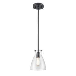 DVI LIGHTING EMMA MINI-PENDANT EBONY CLEAR DVP47021EB-CL north york