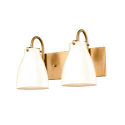 DVI LIGHTING EMMA 2 LT VANITY BRASS OPAL DVP47022BR-TO kitchener