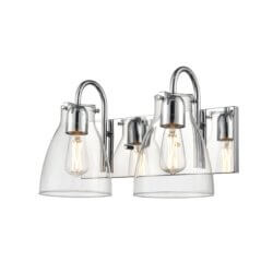 DVI LIGHTING EMMA 2 LT VANITY CHROME CLEAR DVP47022CH-CL midland
