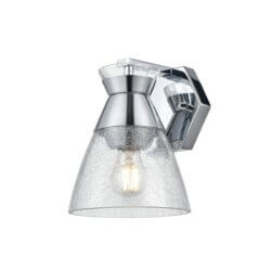 DVI LIGHTING SUNNYBROOK SCONCE CHROME CRACKLE DVP47401CH-CRK montreal