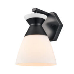 DVI LIGHTING SUNNYBROOK SCONCE EBONY OPAL DVP47401EB-OP quebec city