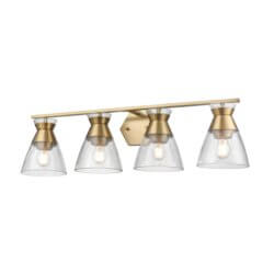 DVI LIGHTING SUNNYBROOK 4 LT VANITY BRASS CRACKLE DVP47444BR-CRK winnipeg