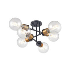 DVI LIGHTING LAKE LOUISE 6 LT SEMI-FLUSH MOUNT DVP47611MF+EB kleinburg