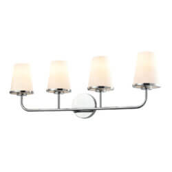 DVI LIGHTING KANATA 4 LT VANITY CHROME DVP48044CH-OP woodbridge