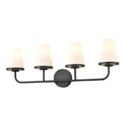 DVI LIGHTING KANATA 4 LT VANITY EBONY DVP48044EB-OP king city