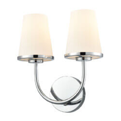 DVI LIGHTING KANATA 2 LT SCONCE CHROME DVP48099CH-OP caledon