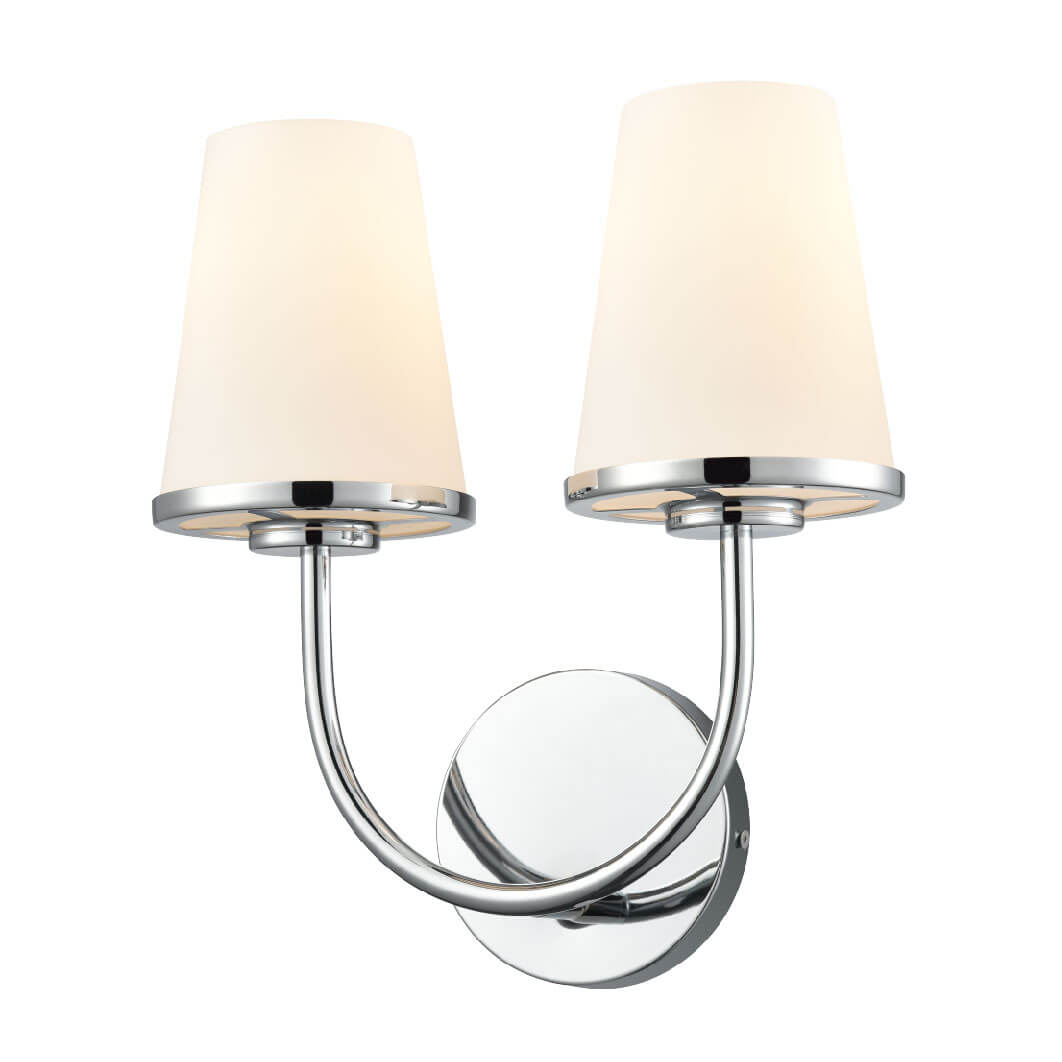 DVI LIGHTING KANATA 2 LT SCONCE CHROME DVP48099CH-OP caledon