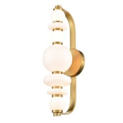 DVI LIGHTING CORSAIR SCONCE LED BRASS DVP48101BR-TO kleinburg