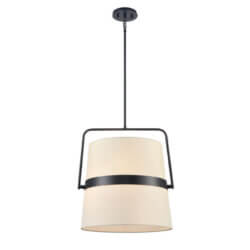 DVI LIGHTING BON ECHO 4 LT PENDANT EBONY DVP48420EB-SW kingston