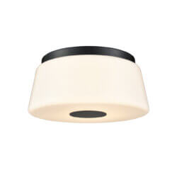 DVI LIGHTING ROBSON HALL 12.75" FLUSH MOUNT EBONY DVP48542EB-TO huntsville