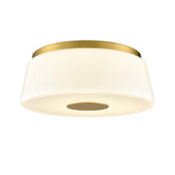 DVI LIGHTING ROBSON HALL 15.5" FLUSH MOUNT BRASS DVP48552BR-TO peterborough
