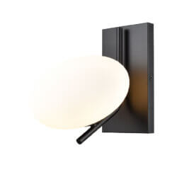DVI LIGHTING VALOUR ROAD SCONCE EBONY DVP49001EB-OP milton