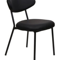 FURNISHINGS MATE LILA CHAIR (SET OF TWO) BLACK DC-2301-BL-MB montreal