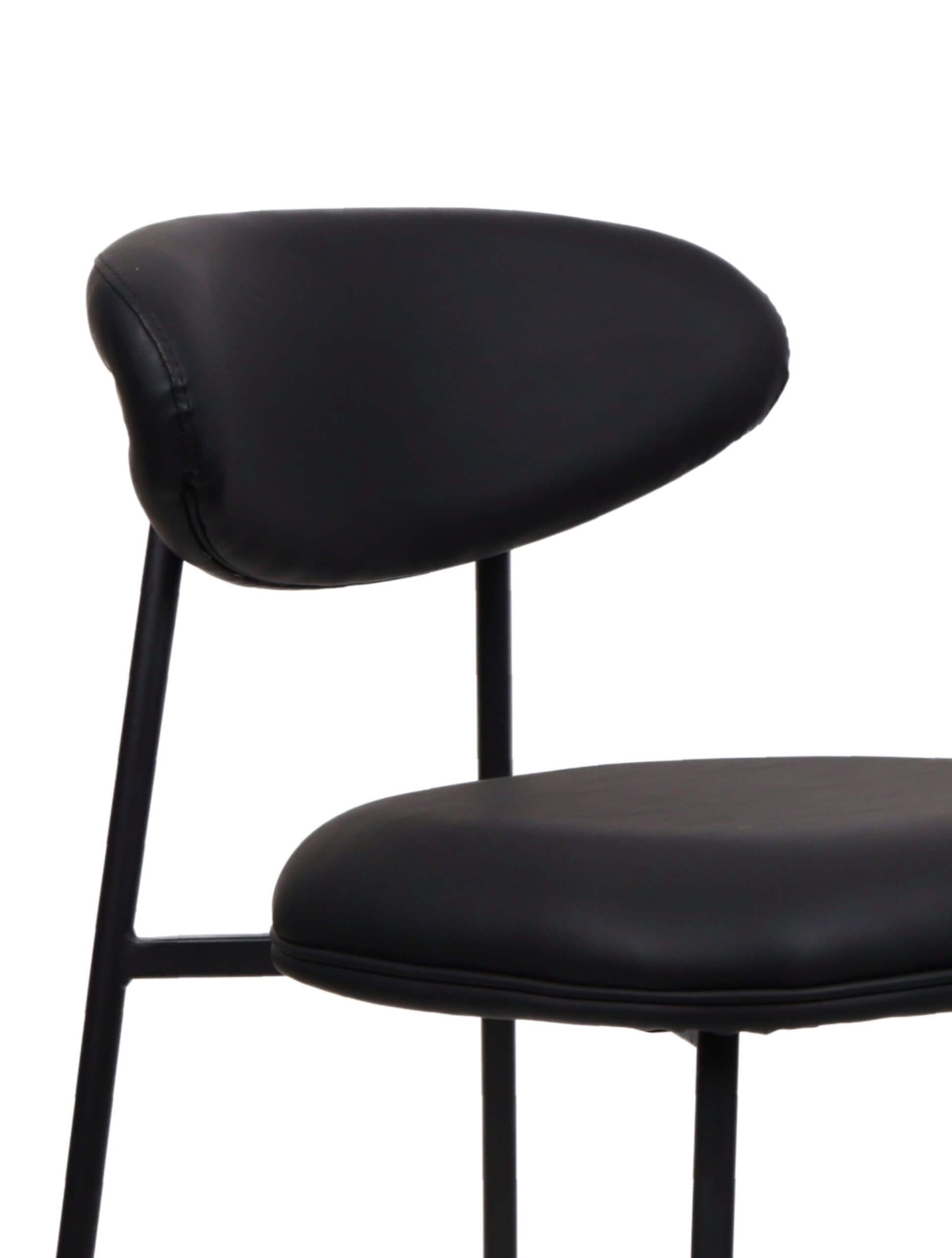 FURNISHINGS MATE LILA COUNTER STOOL (SET OF TWO) BLACK CS-2301-BL-MB perth