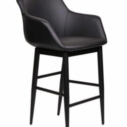 FURNISHINGS MATE OWEN COUNTER STOOL BLACK SET OF TWO CS 345-BL-BM vancouver
