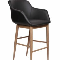 FURNISHINGS MATE OWEN COUNTER STOOL BLACK SET OF TWO CS 345-BL-WO kelowna