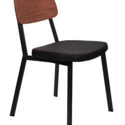 FURNISHINGS MATE THEO CHAIR BLACK SET OF TWO DC 667-WAL- MB peterborough