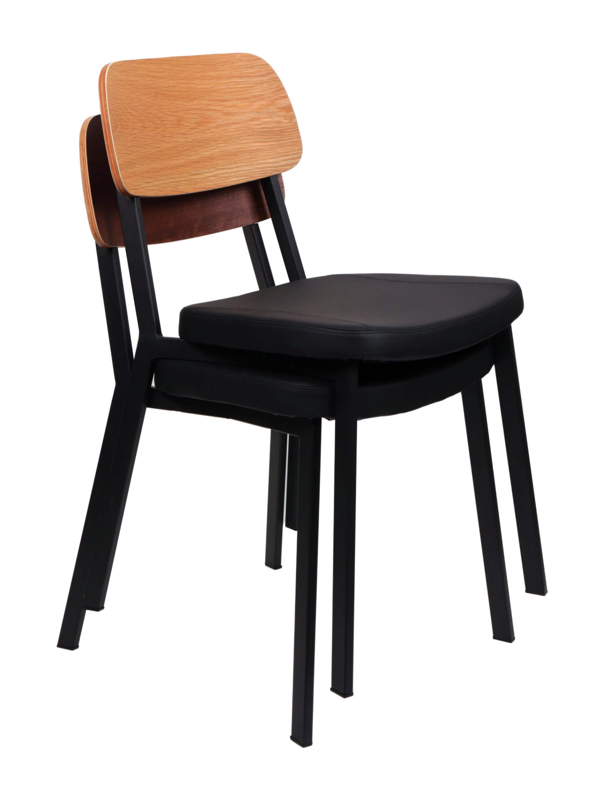 FURNISHINGS MATE THEO CHAIR BLACK SET OF TWO DC 667-OAK- MB brockville