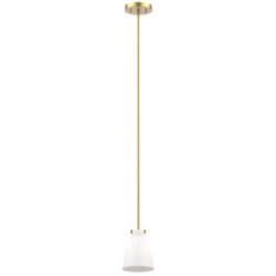 DVI LIGHTING EMMA MINI-PENDANT BRASS OPAL DVP47021BR-TO belleville