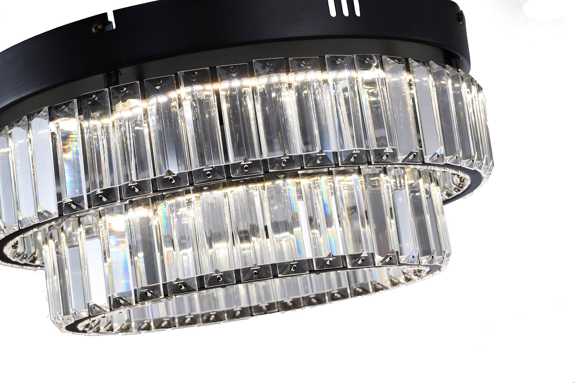 BETHEL ROUND SATIN BLACK FLUSH MOUNT GL450FM15BK brockville