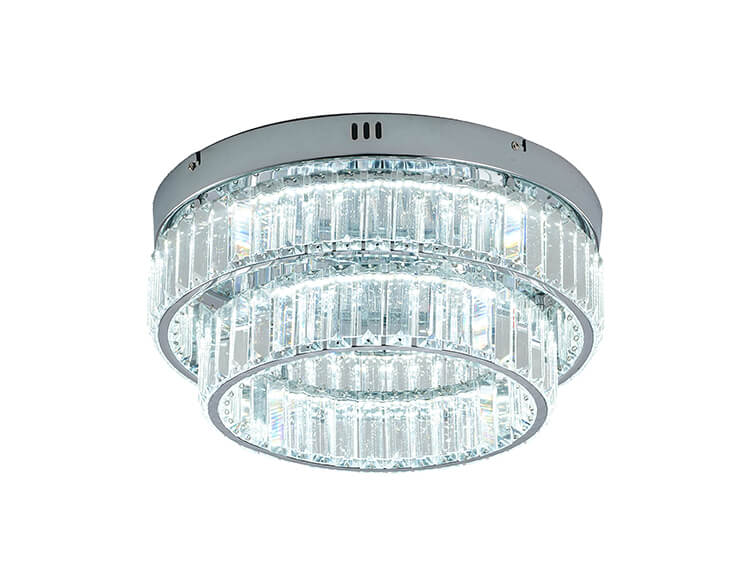 BETHEL ROUND CHROME FLUSH MOUNT GL450FM15CH trenton