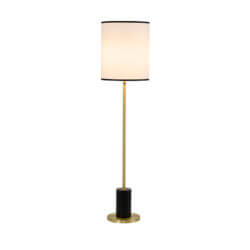 BETHEL BLACK AND SATIN BRASS FLOOR LAMP BTG101BR halifax