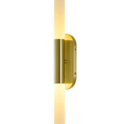 BETHEL SATIN BRASS WALL SCONCE BLT103W22BR perth