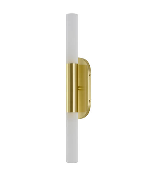 BETHEL SATIN BRASS WALL SCONCE BLT103W22BR perth