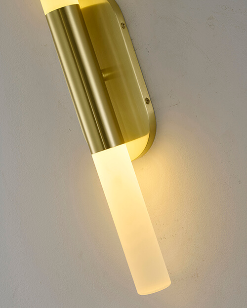 BETHEL SATIN BRASS WALL SCONCE BLT103W22BR perth