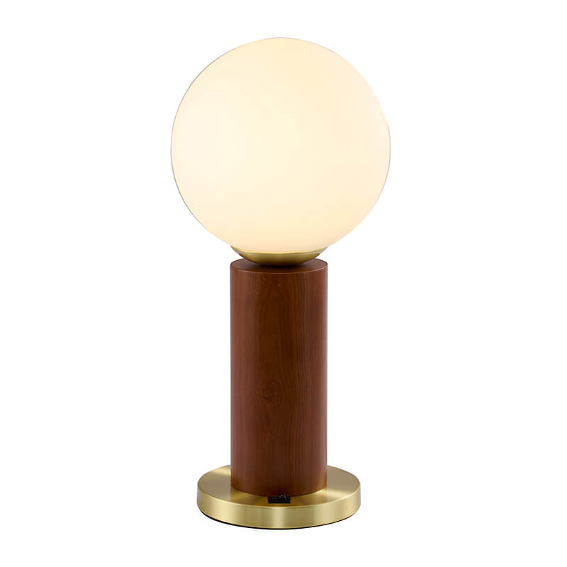 BETHEL WOOD TABLE LAMP BTG102BR monton