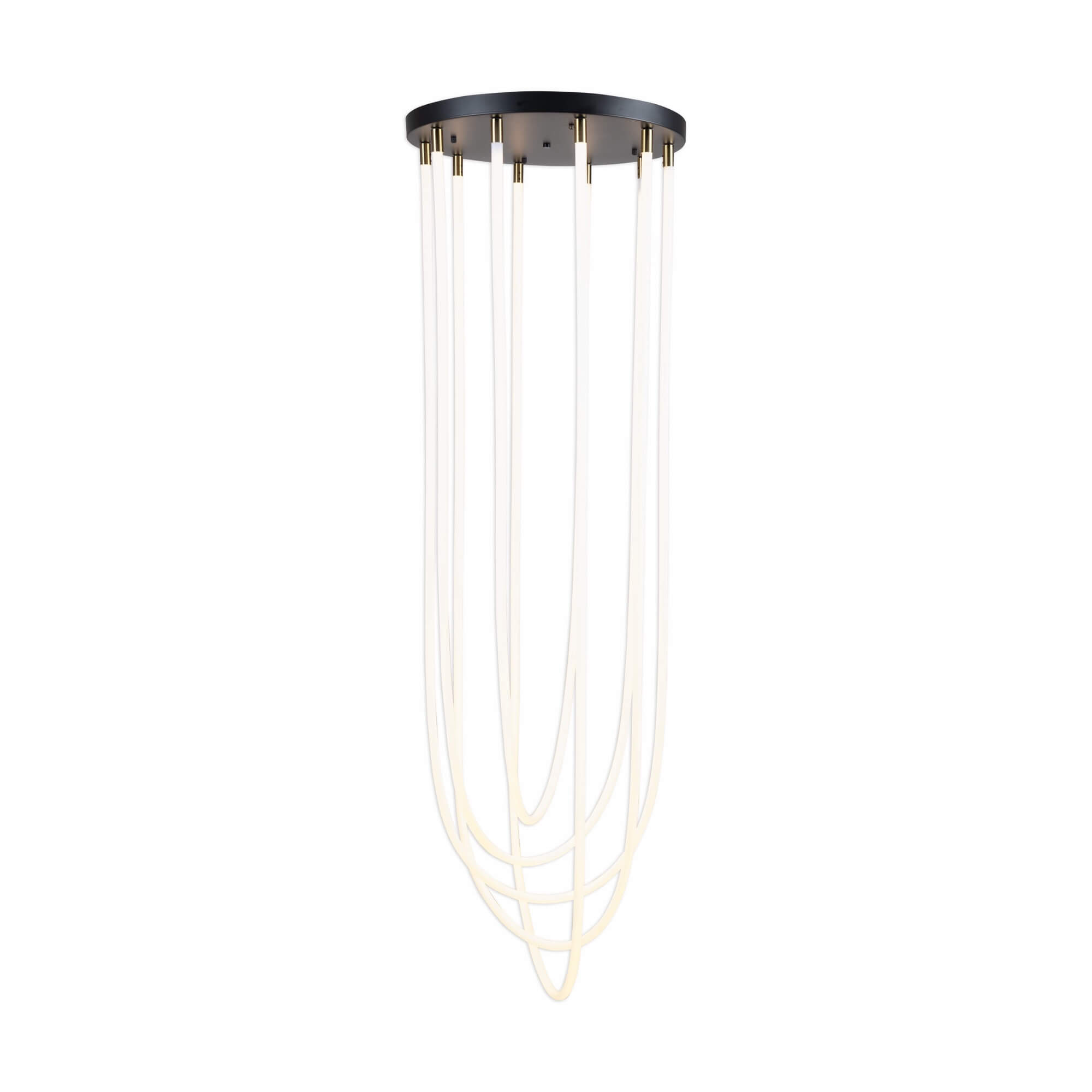 ARTCRAFT CASCATA LED FOYER CHANDELIER AC6812BK winnipeg