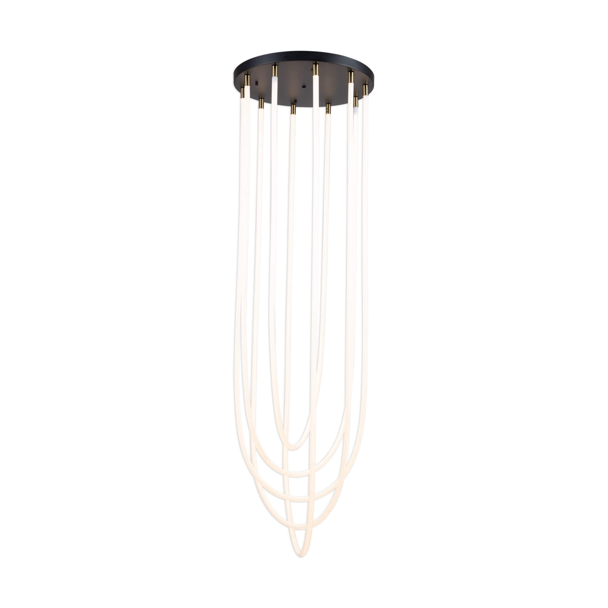 ARTCRAFT CASCATA LED FOYER CHANDELIER AC6812BK winnipeg