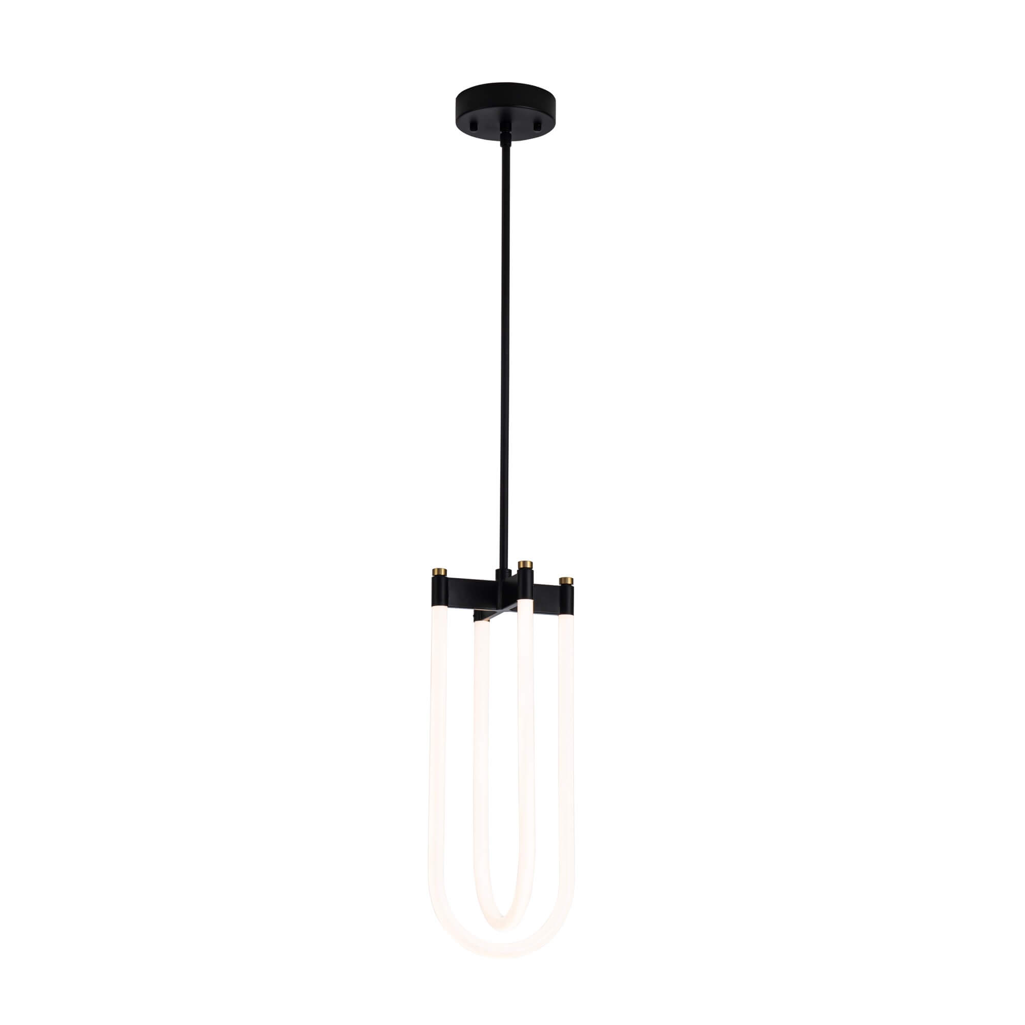 ARTCRAFT CASCATA LED PENDANT AC6815BK quebec city