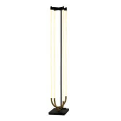 ARTCRAFT CASCATA LED FLOOR LAMP AC6816BK montreal