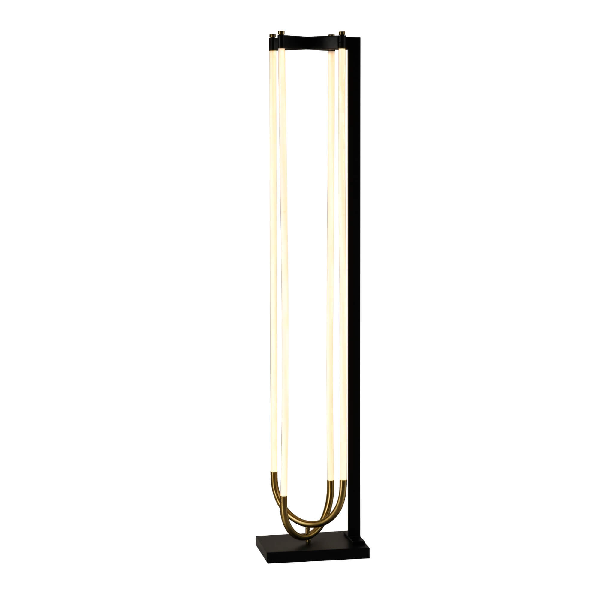 ARTCRAFT CASCATA LED FLOOR LAMP AC6816BK montreal