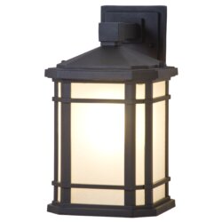 DVI LIGHTING CARDIFF MEDIUM OUTDOOR SCONCE DVP142010BK-SSD king city