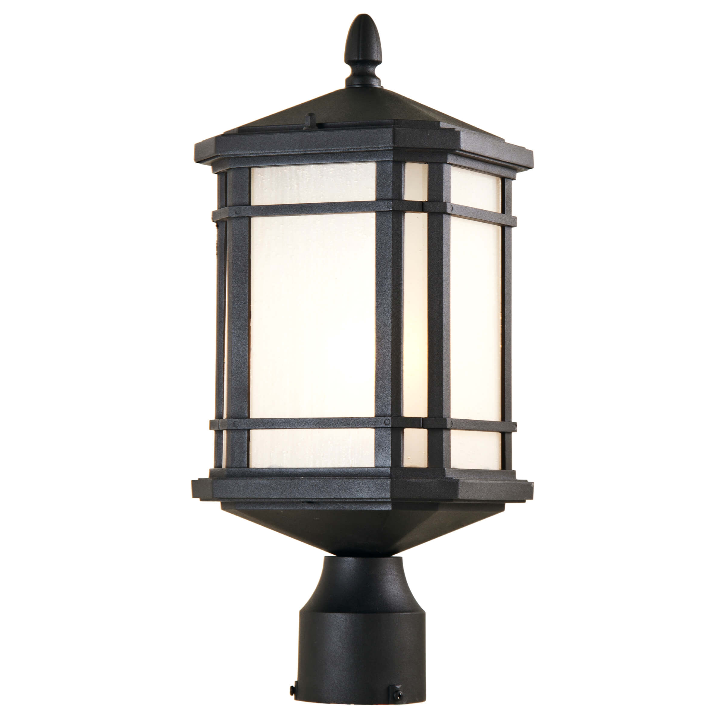 DVI LIGHTING CARDIFF OUTDOOR LAMP POST DVP142014BK-SSD niagara