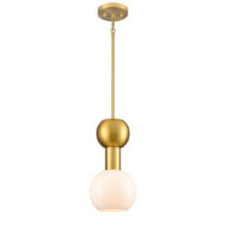 DVI LIGHTING LILLOOET 1 LT MINI PENDANT BRASS DVP49421BR-TO fredericton